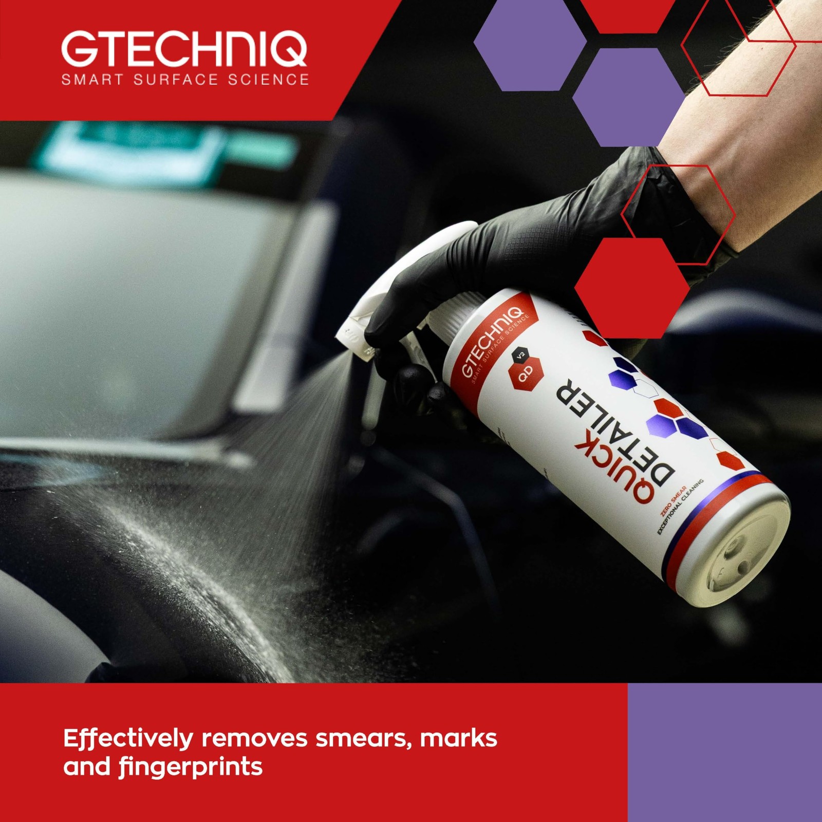 Gtechniq Quick Detailer Spray Car Polish, 169 fl oz |Removes Fingerprints and…