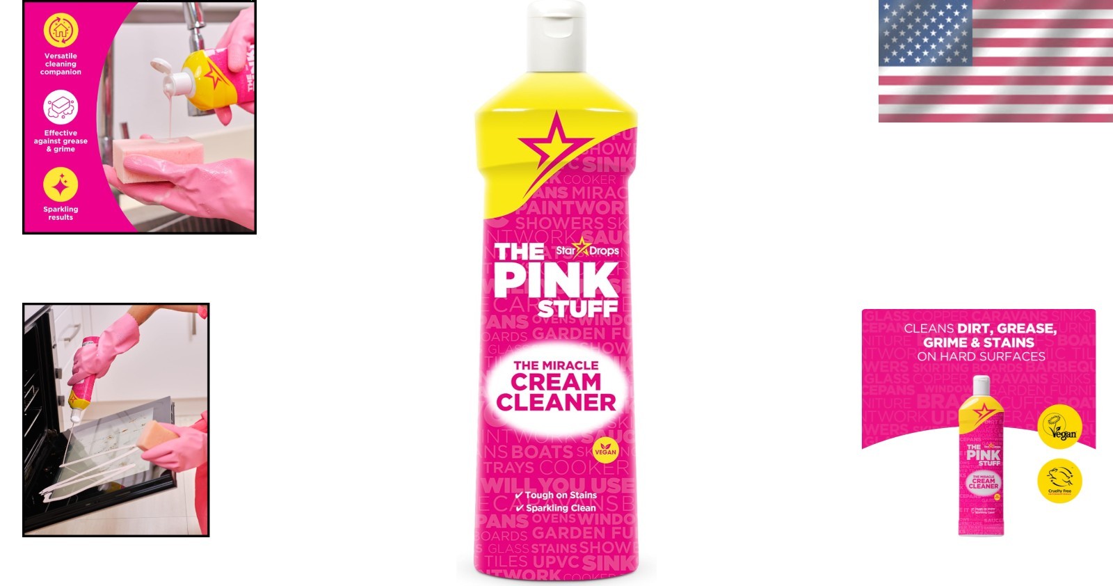 500ml Miracle Cleaner for Stainless Steel & Hard Surfaces – Lemon Fresh