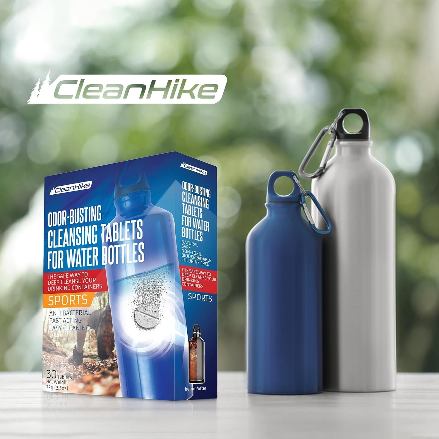 Tumbler Water Bottle Cleaning Tablets All Natural Ingredient Great For All Stain