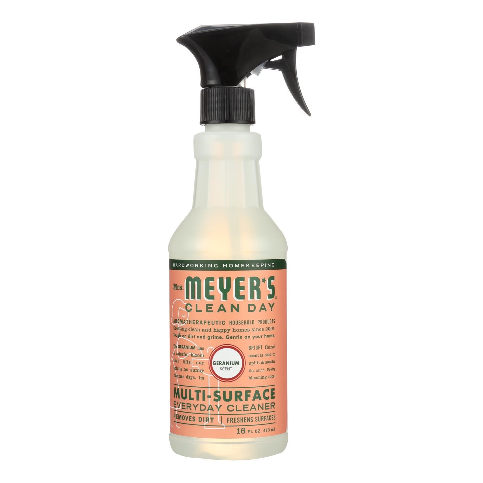 Mrs. Meyer’s 13441 Liquid Indoor & Outdoor Multi-Surface Cleaner 16 oz. 6 Pack