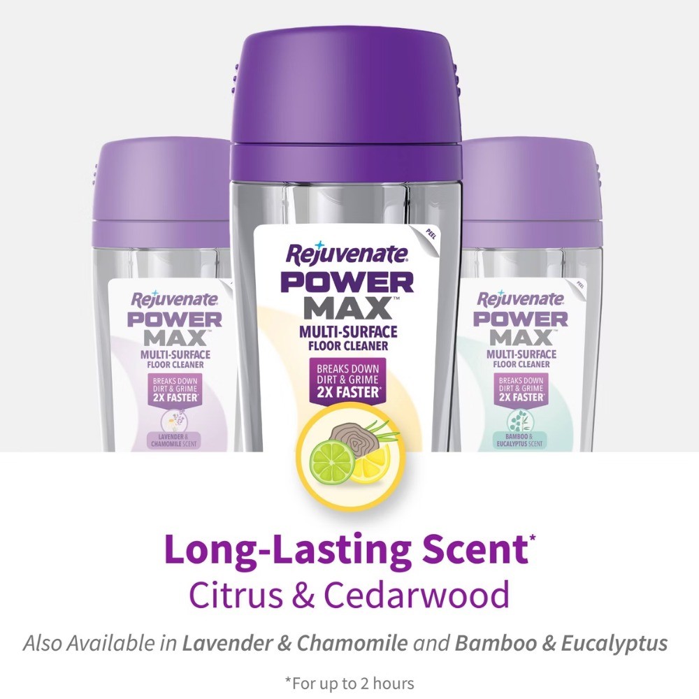Rejuvenate Citrus & Cedarwood PowerMax Multi-Surface Floor Cleaner Liquid
