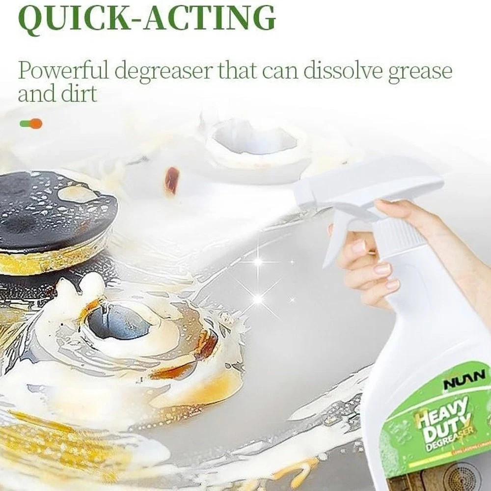 1 Pack NUAN Cleaner Degreaser Spray, 16.91 oz, Heavy Duty Cleaner for Grease