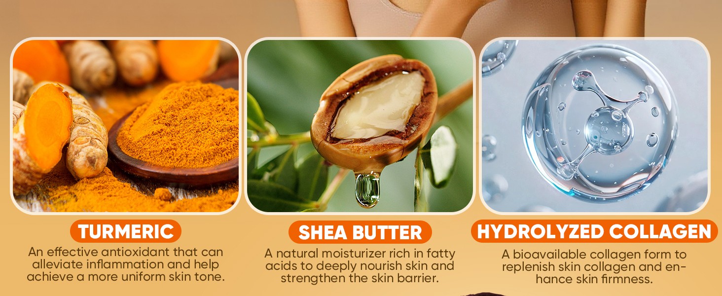 5 Pack Turmeric Kojic Acid Soap Bars(80g) – Infused with Retinol, Hydrolyzed