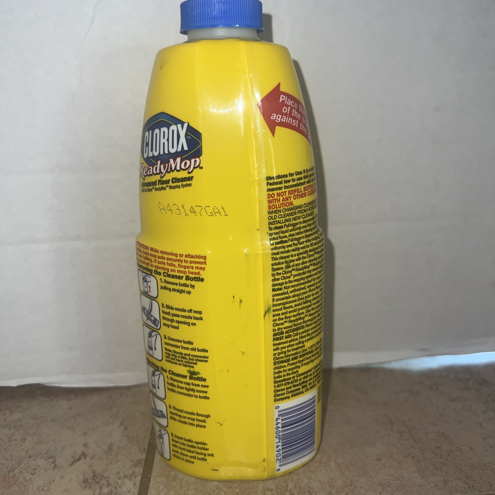 Clorox Ready Mop Advanced Floor Cleaner Refill Bottle 24 OZ New