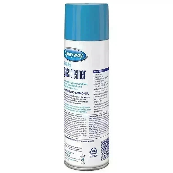 Sprayway Glass Cleaner 19 Ounce Pack of 4 Streak Free Shine free shipping