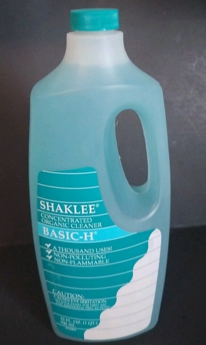 Vintage Shaklee Basic H Cleaner 32oz Concentrated Organic Cleaner NEW SEALED