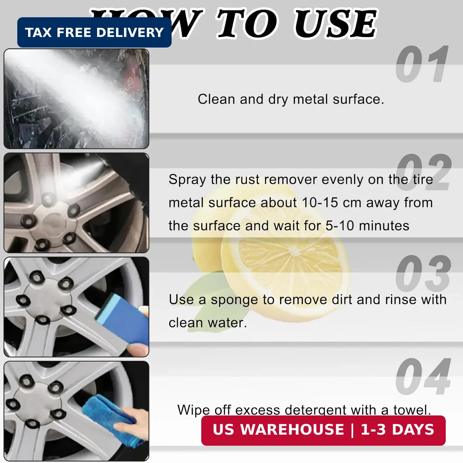 2PCS Nexa Rust Remover Spray, Rust Remover for Metal, Nexa 2.0 Anti Rusts Iron O