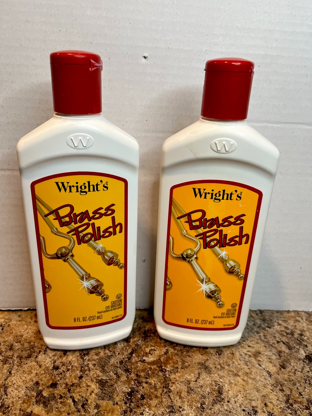 Lot 2 Vintage Wright’s Brass Polish Discontinued 90% & 60% Full Tarnish Remover