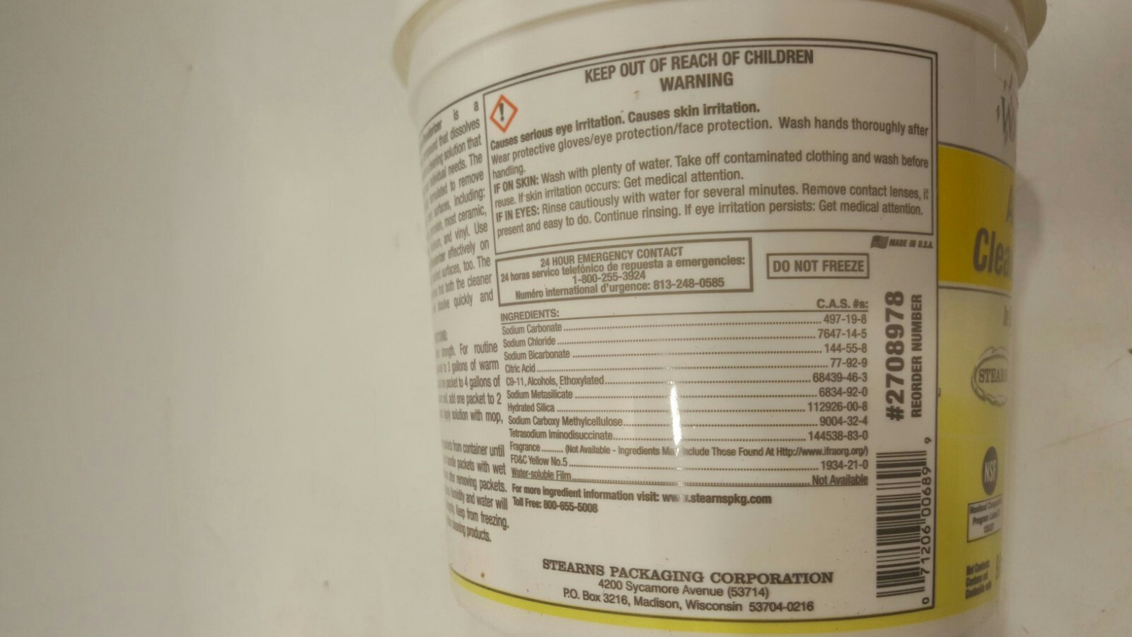 Water Flakes All Purpose Cleaner/Deodorizer #27008978 [0.5 wt.oz] New Case of 2