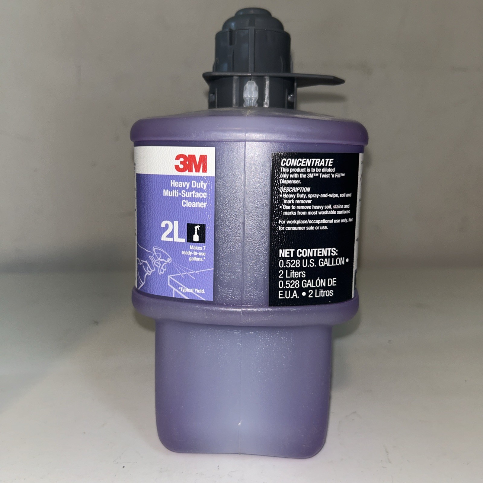 3M Cleaner Concentrate Heavy Duty Multi Surface 2 Liters – Twist Fill 3M 2L