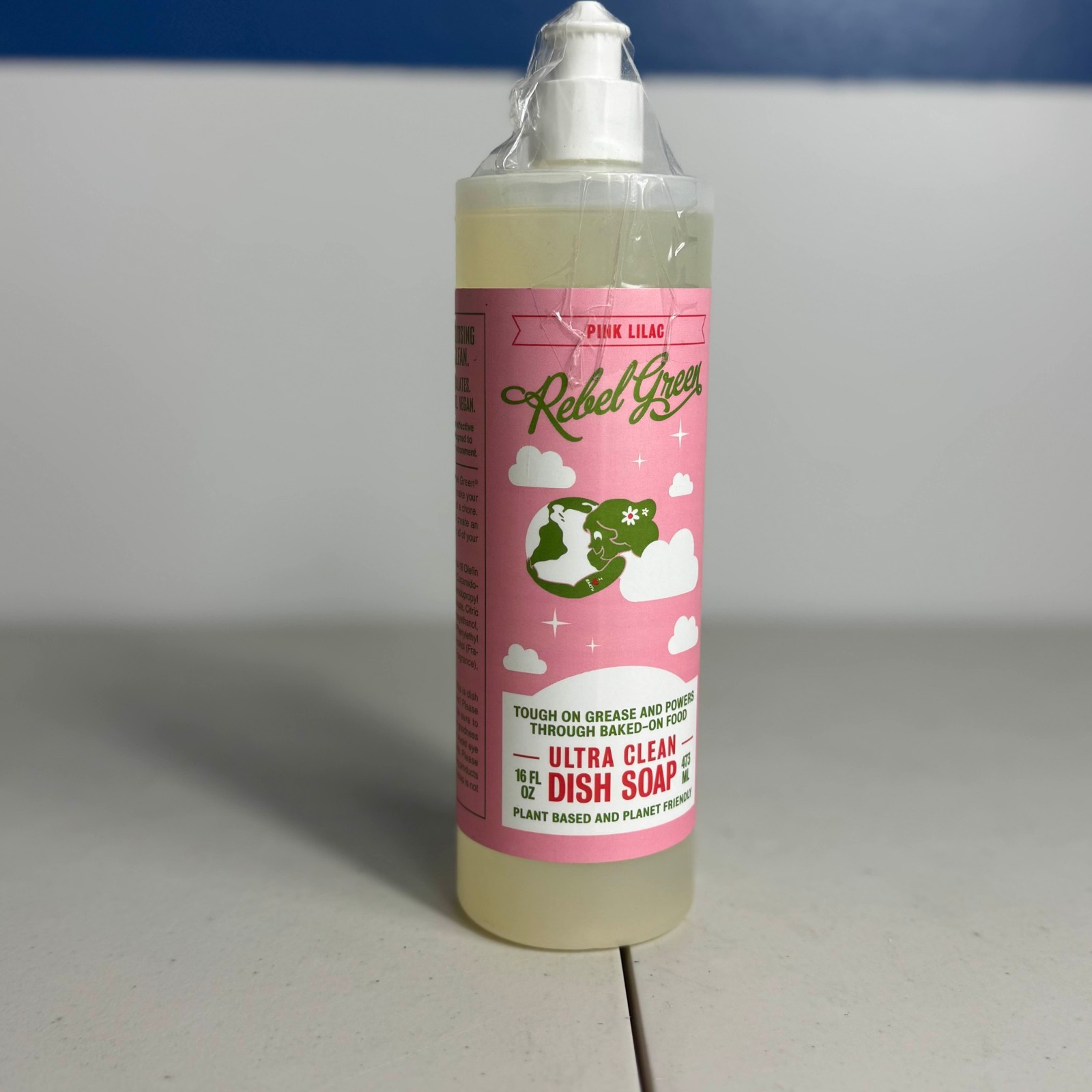 Rebel Green Super Deluxe Dish Soap Pink Lilac 16 Oz