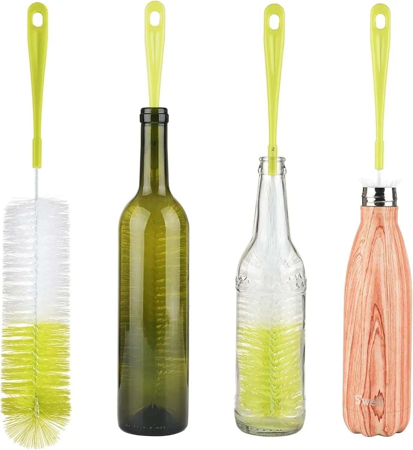 1 Pcs 16” Long Bottle Brush Cleaner for Washing Wine/Beer/Sport Well/Thermos/Gla