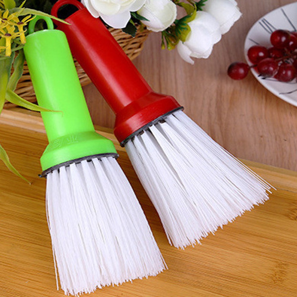 Dishwashing Brush Dual Tone Design with Rubber Grooves for Homeowners 1Set