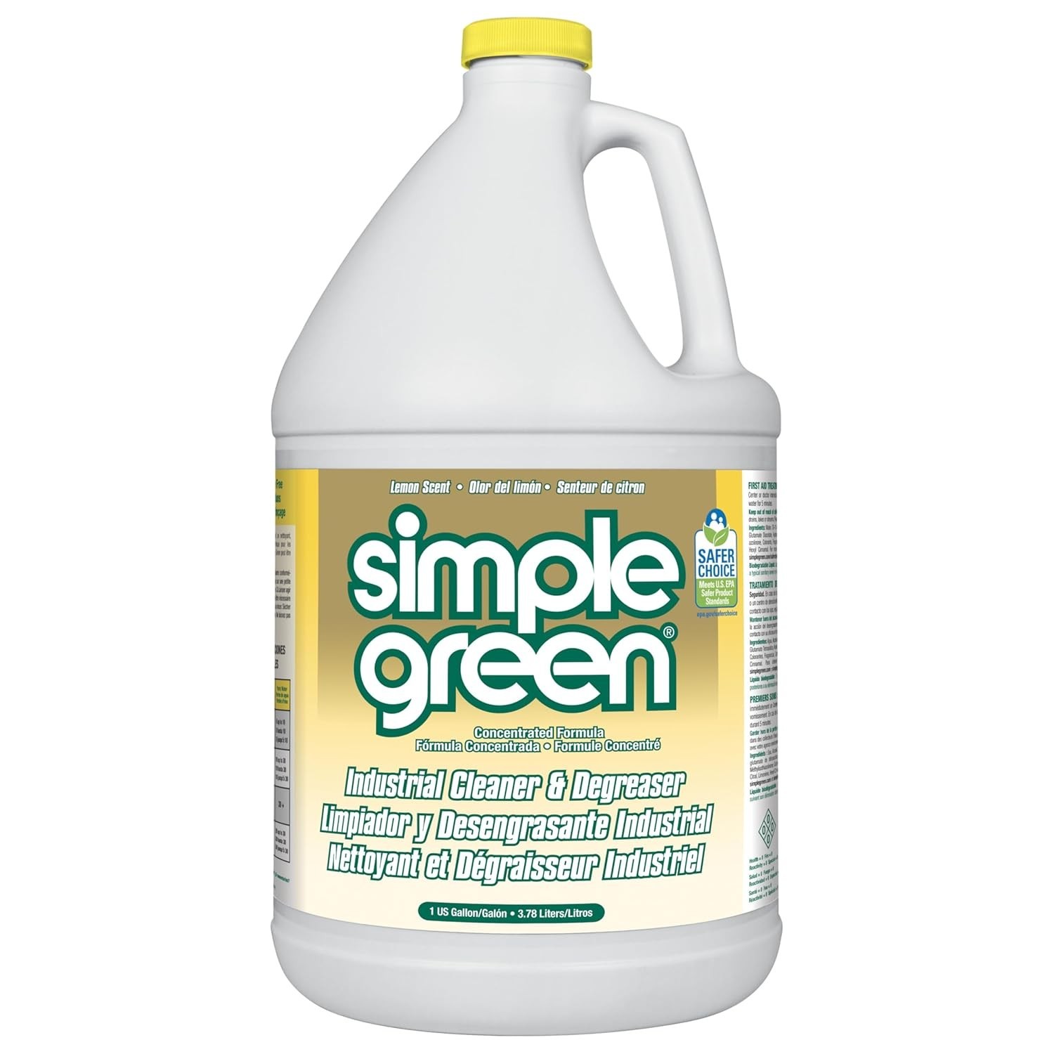 73434010 Concentrated Lemon Industrial Cleaner & Degreaser – 1 Gallon Bottle