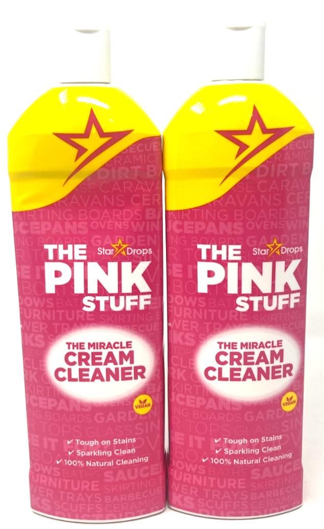 (2) Stardrops The Pink Stuff Miracle Cream Cleaner New In Packaging 16.9 fl oz