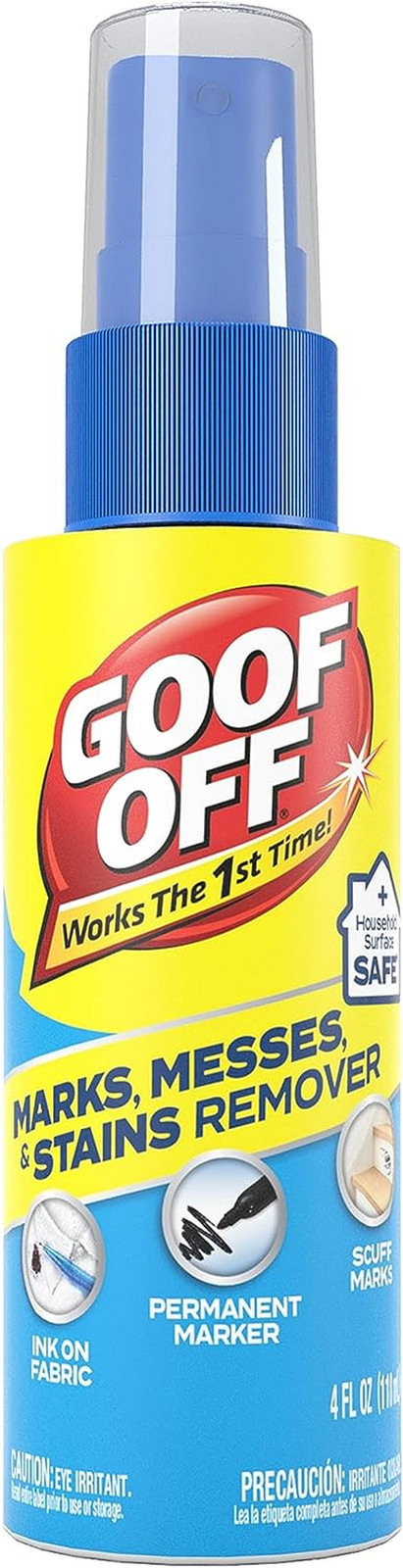 Household Heavy Duty Remover, 4 Fl. Oz. Spray, for Spots, Stains, Marks