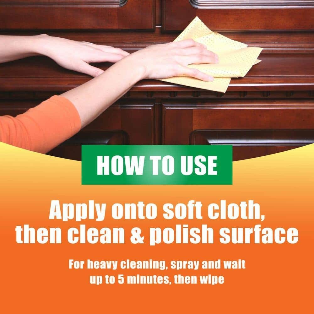 Orange Glo Wood Furniture 2-in-1 Clean and Polish Spray, 16 oz. (Free Shipping)