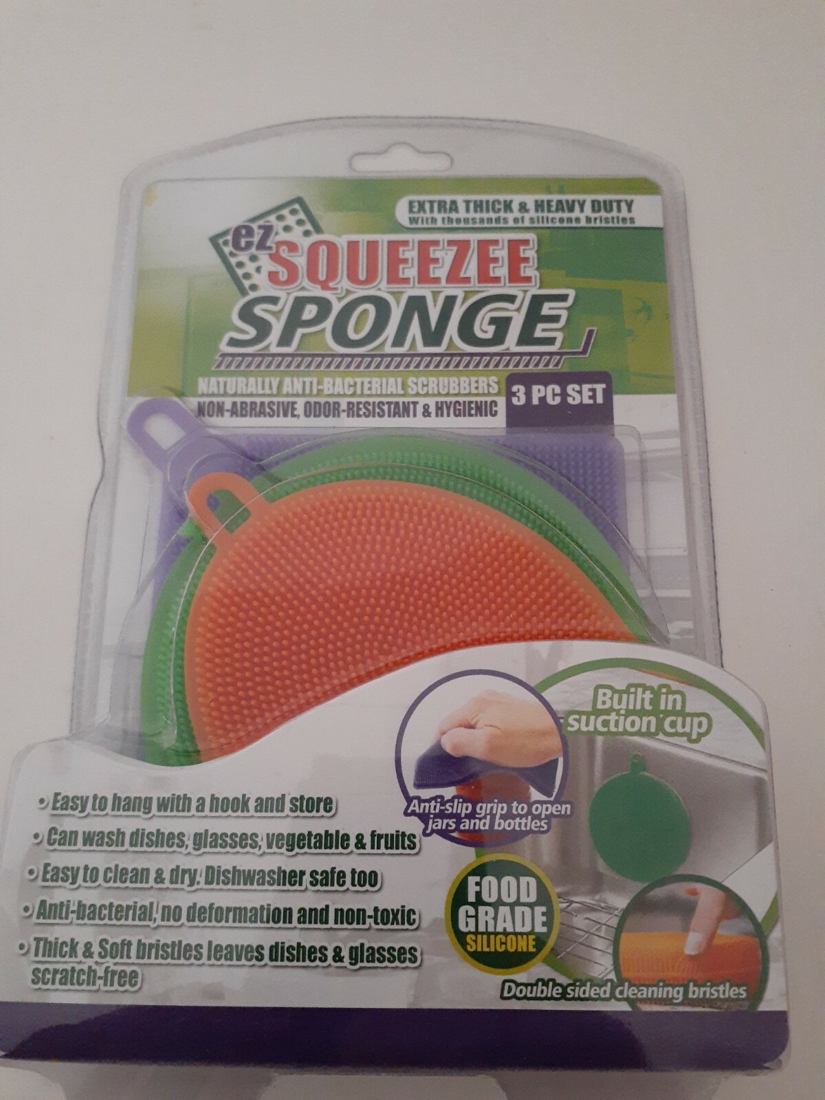 EZ Squeezee Sponge 3 PC Set Food Grade