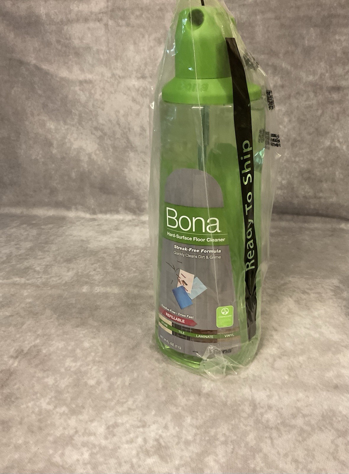 BONA HARD-SURFACE FLOOR CLEANER 34 FL OZ STREAK-FREE FORMULA SEALED LOT OF 2