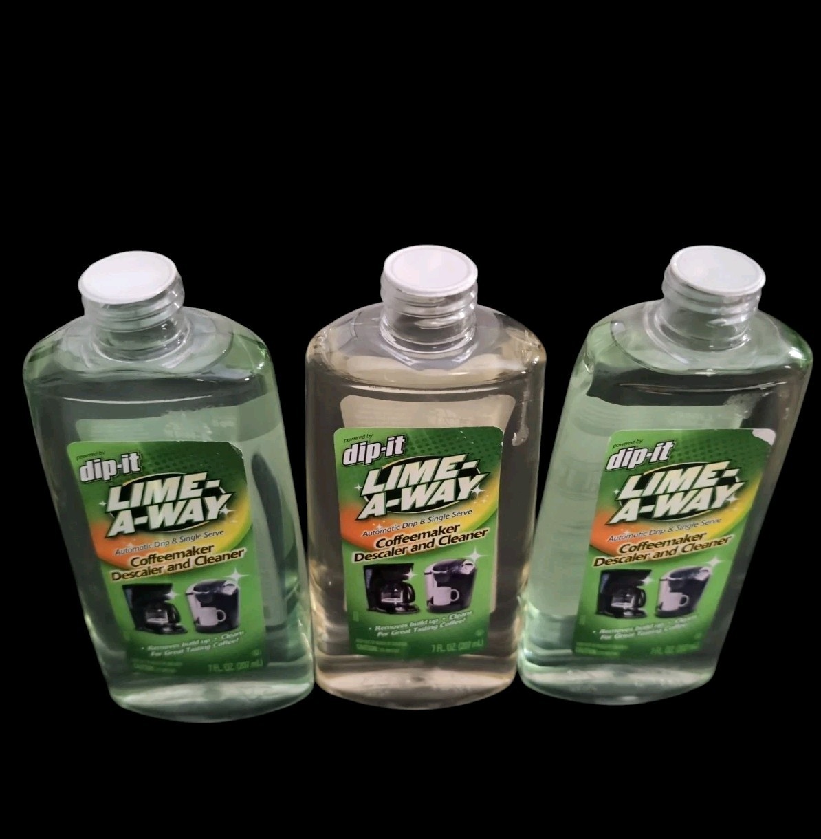 Dip-it Lime-A-Way Coffeemaker Descaler and Cleaner x3 Removes Calcium Build Up