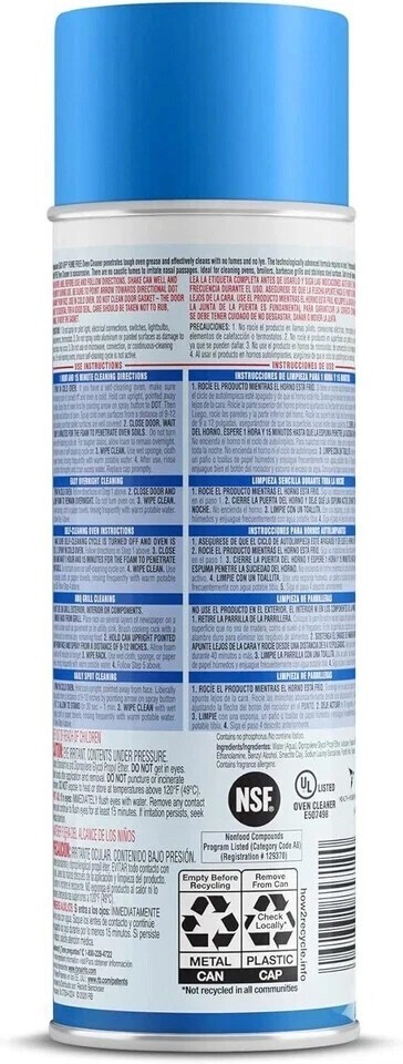 EASY-OFF “Large” 24 Oz. Professional Fume Free Oven Cleaner (2-Pack) BRAND NEW