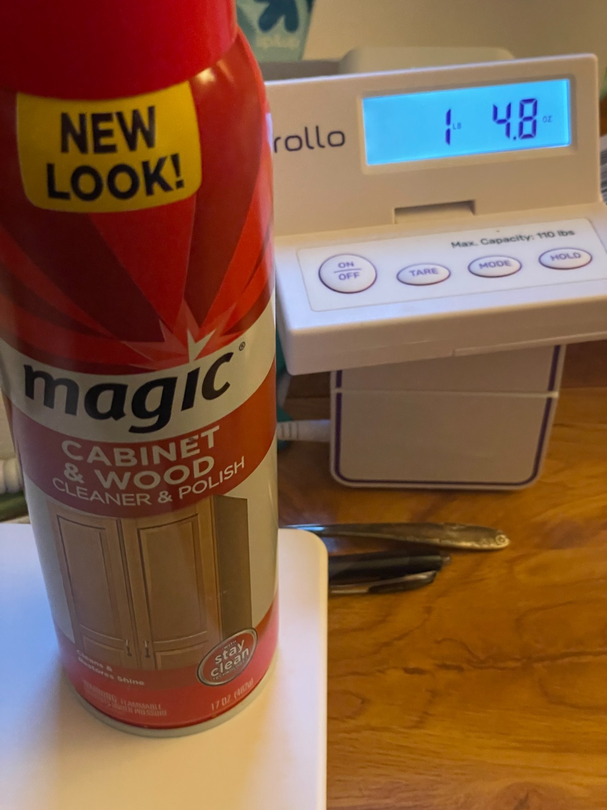 Magic Cabinet & Wood Cleaner & Polish Spray 17 oz 95% Full Used Discontinued