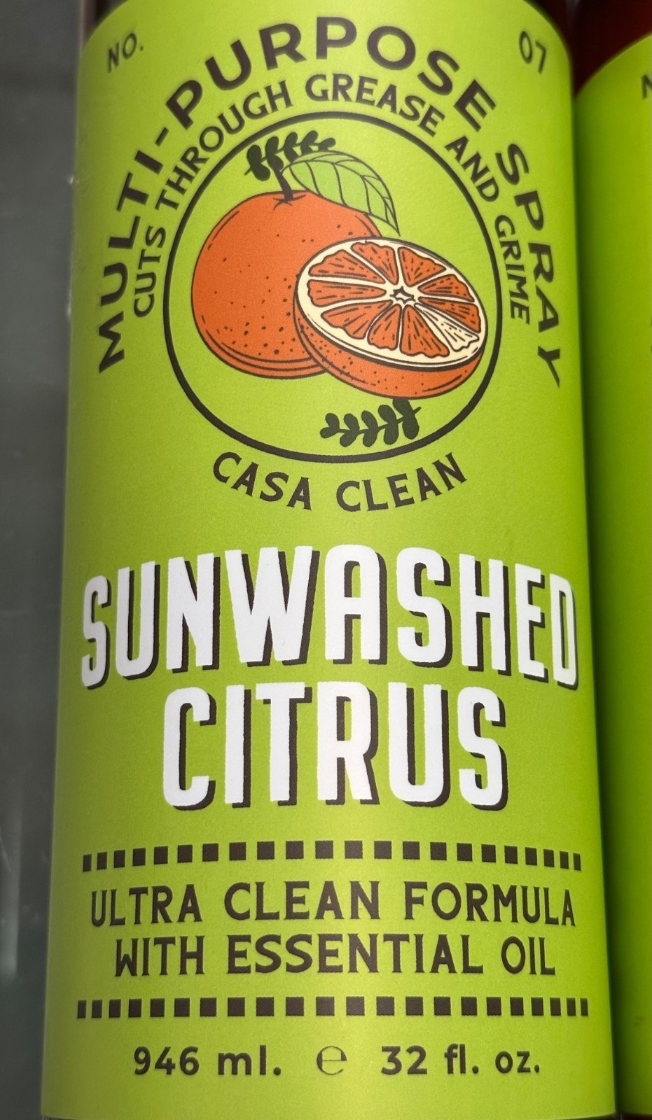 (2-Pack) KITCHEN REFRESHER Cleaner Odor Eliminator Deodorizer ~ SUNWASHED CITRUS
