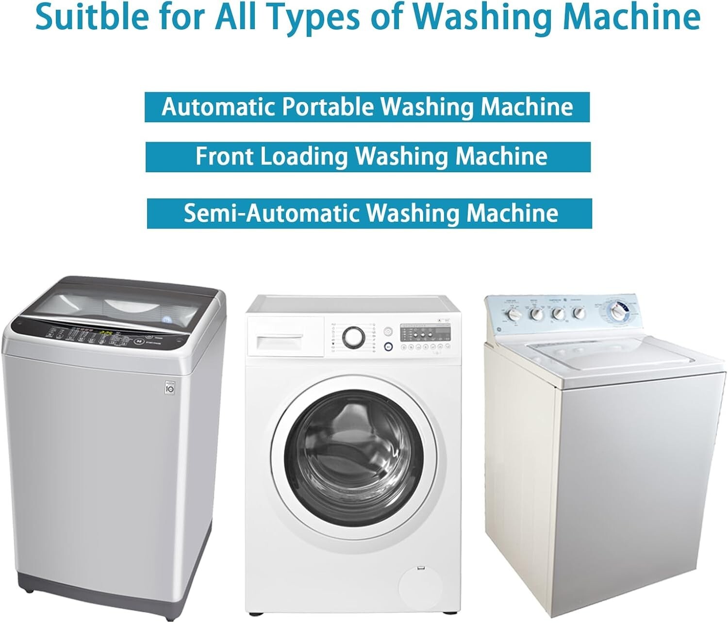 Hinio Washing Machine Cleaner Descaler 24 Pack Deep Solid Clean For HE Tablets