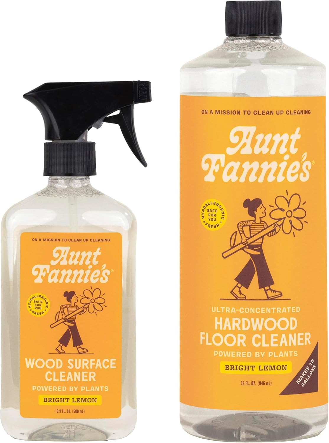 Ultra Concentrated Hardwood Floor Cleaner, Vinegar-Free Plant Based Hardwood Flo
