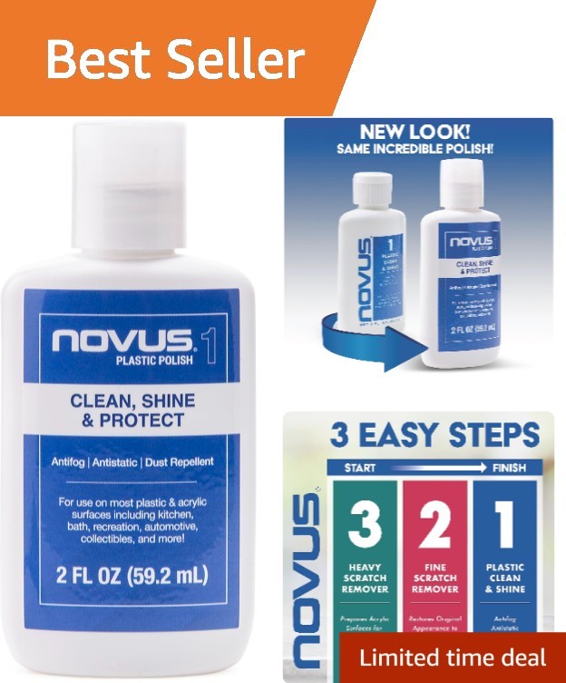 Versatile 2oz Plastic Polish – Restores Shine to Your Acrylic and Plastic