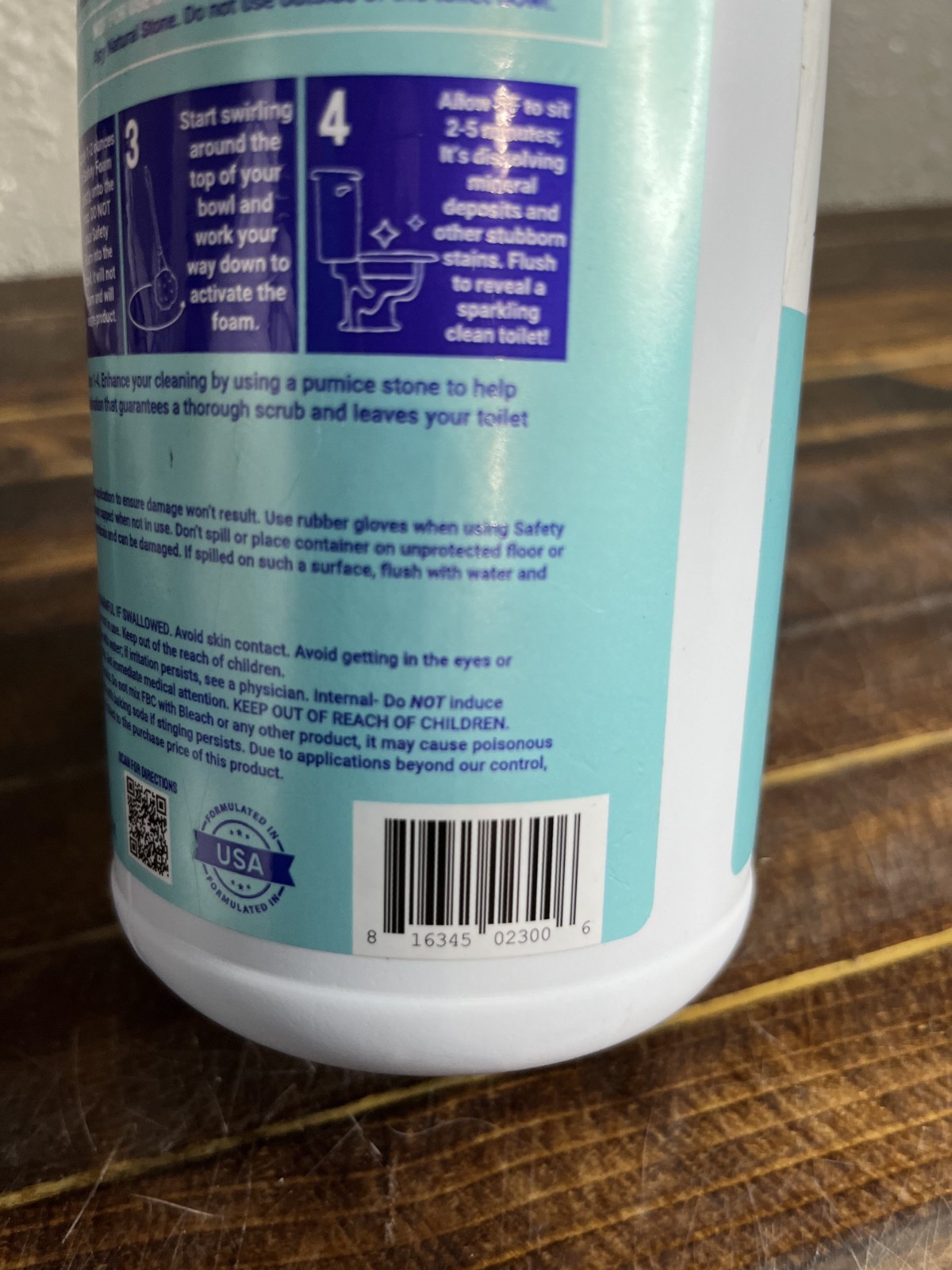 Don Aslett Safety Foam Foaming Toilet Cleaner 32 oz New Look Same Formula NEW