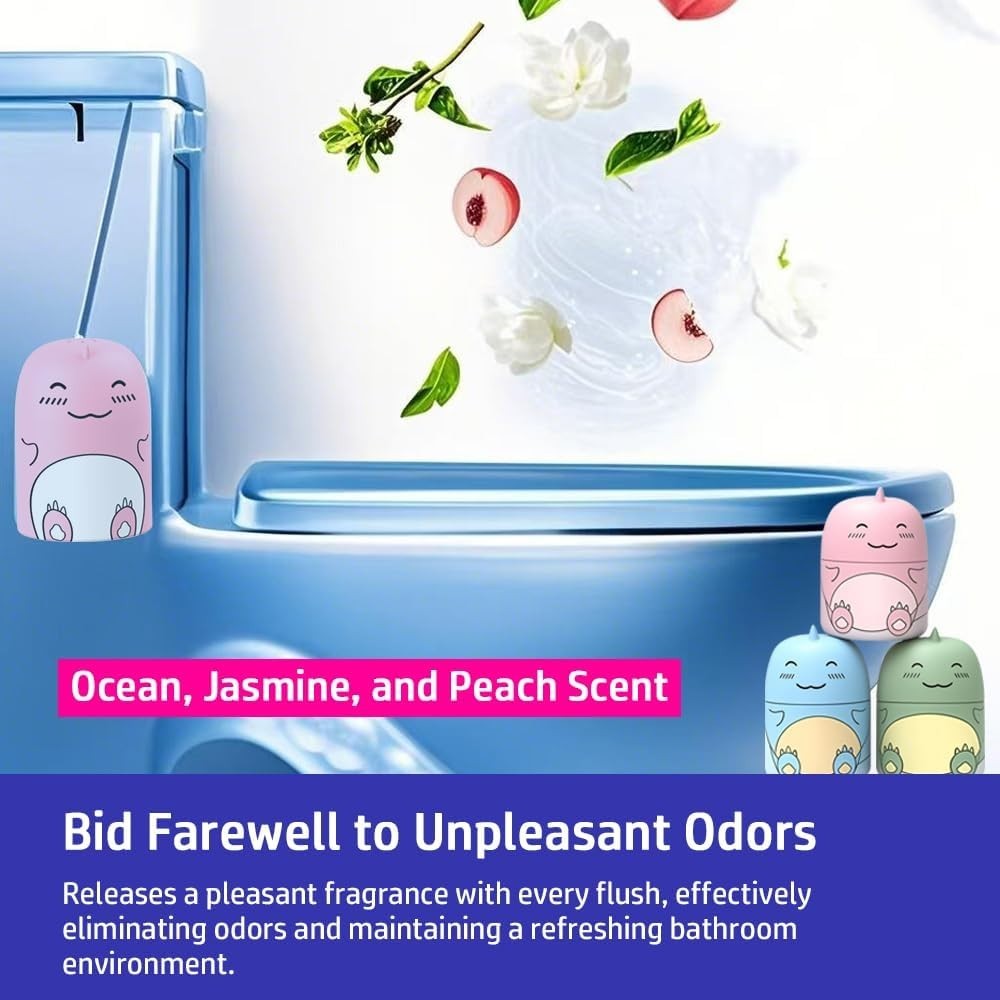 Cute Dinosaur-Shaped Toilet Bowl Cleaner Bottle Free Shipping