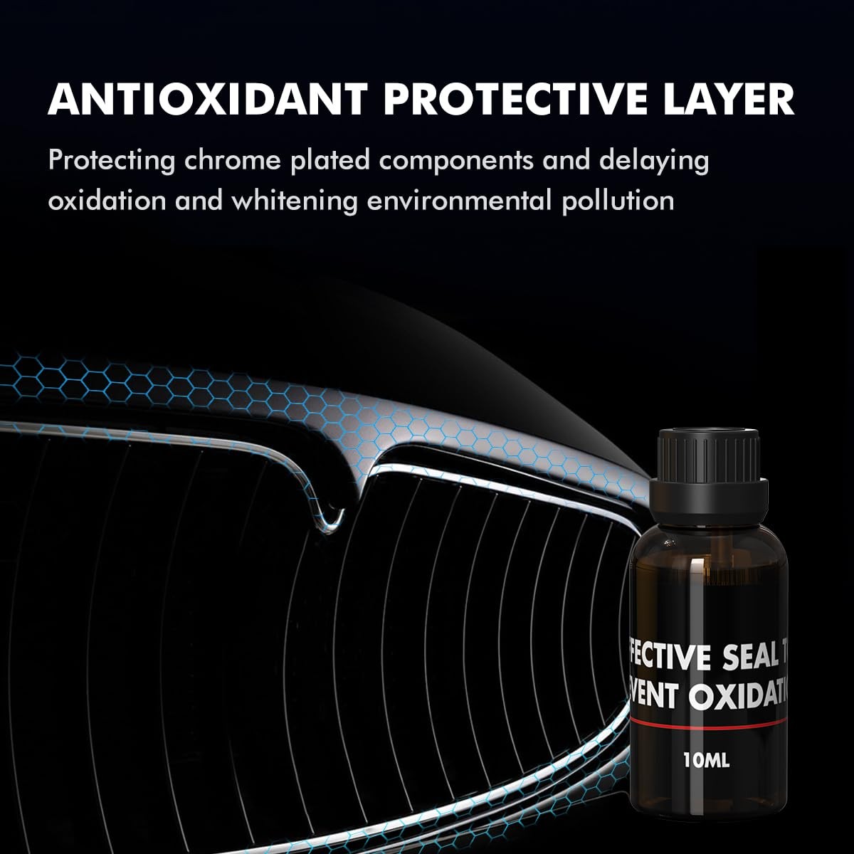 Metal Polish Cleaner for Cars – Restores Chrome, Aluminum, Stainless Steel – 7Oz