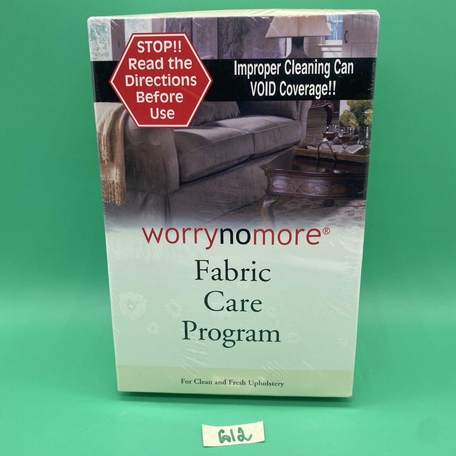 Worry No More Fabric Care Program Clean Fresh Uphostery Cloth New Sealed