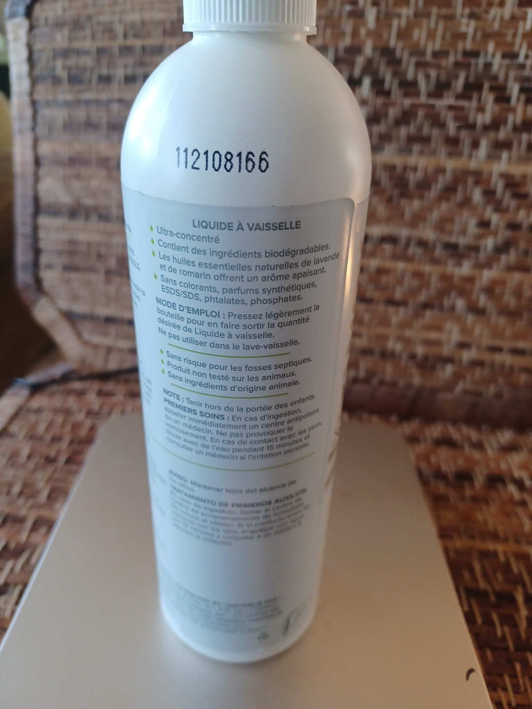 norwex dishwashing liquid Lavender Rosemary New Open Read