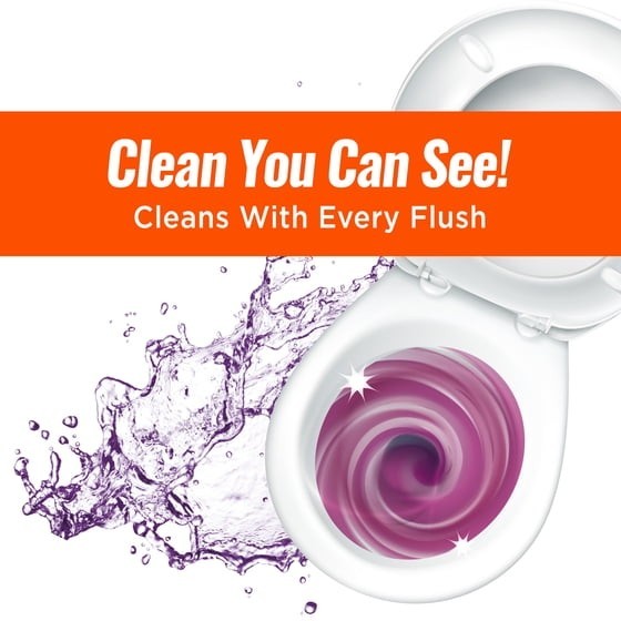 Bleach-Free Toilet Bowl Cleaner Tablets Unscented 1.4 oz 10 Pack