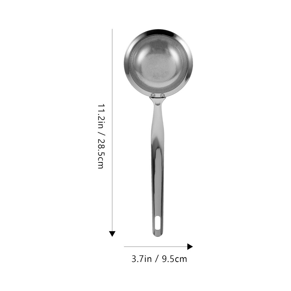 Food Strainer Hot Pot Stainless Skimmer Spoon Oil Skimmer Soup Strainer Kitchen