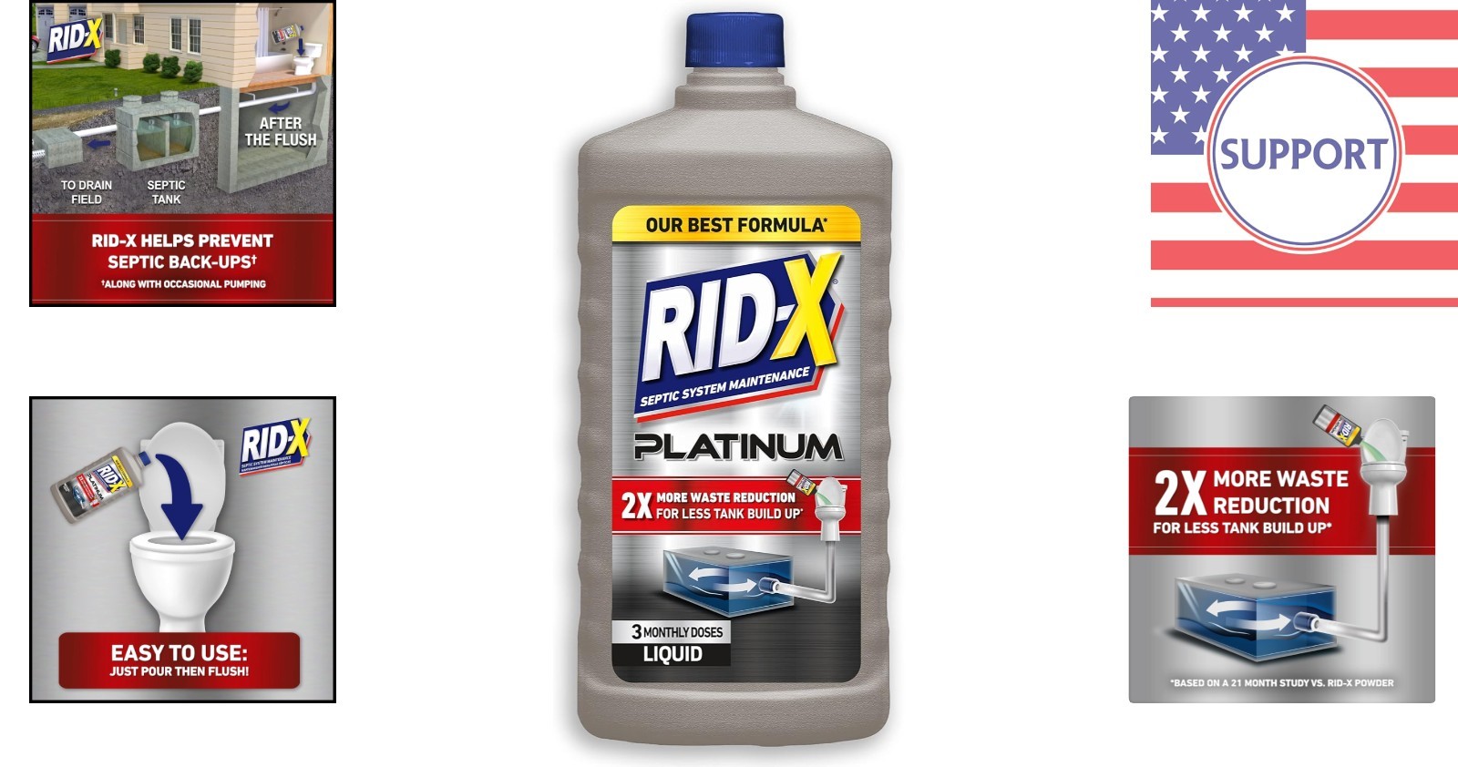 Effective 3 Supply of Platinum Septic Treatment – Unscented Liquid Formula