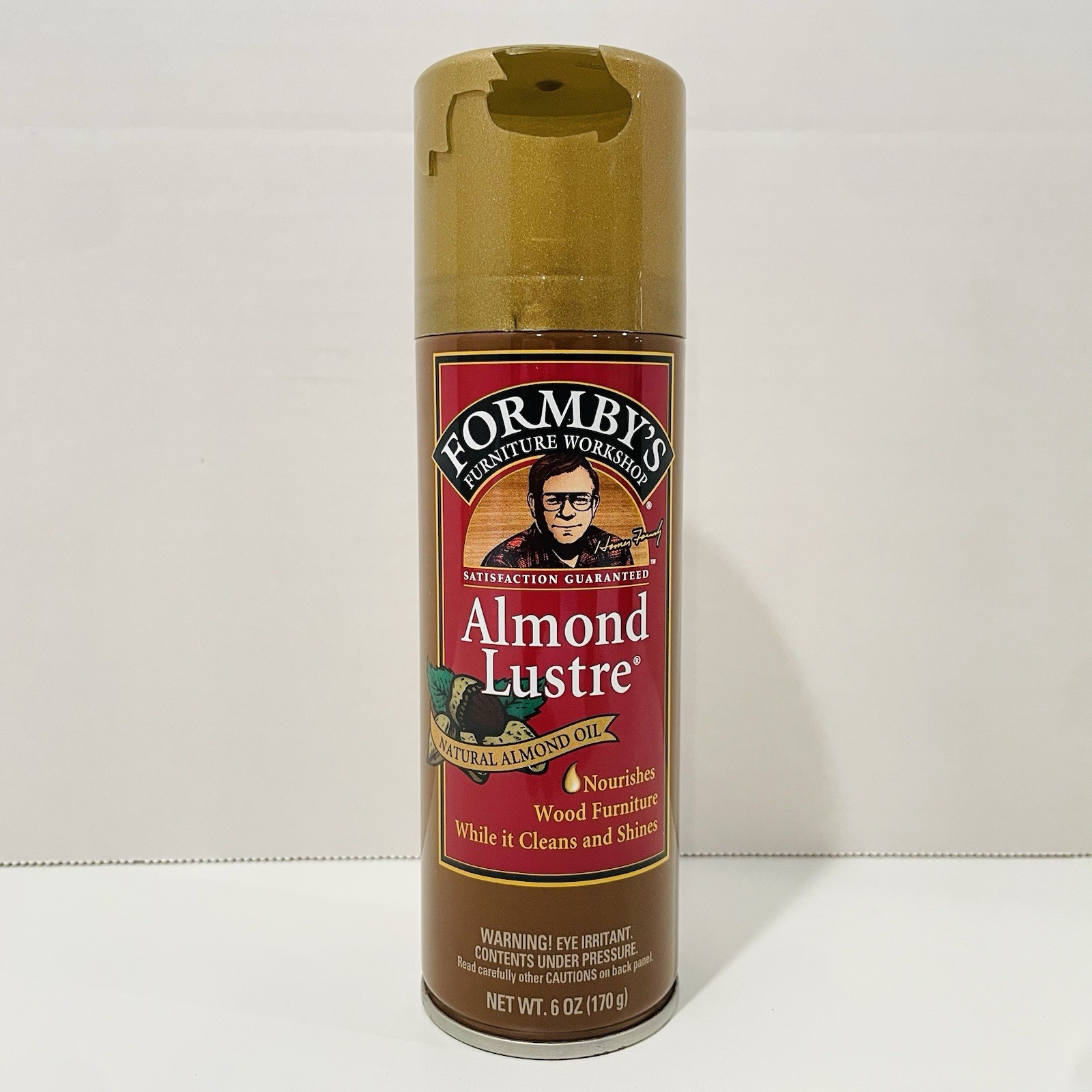 Formby’s Almond Lustre Natural Almond Oil Wood Furniture Polish Cleaner, 6 Oz