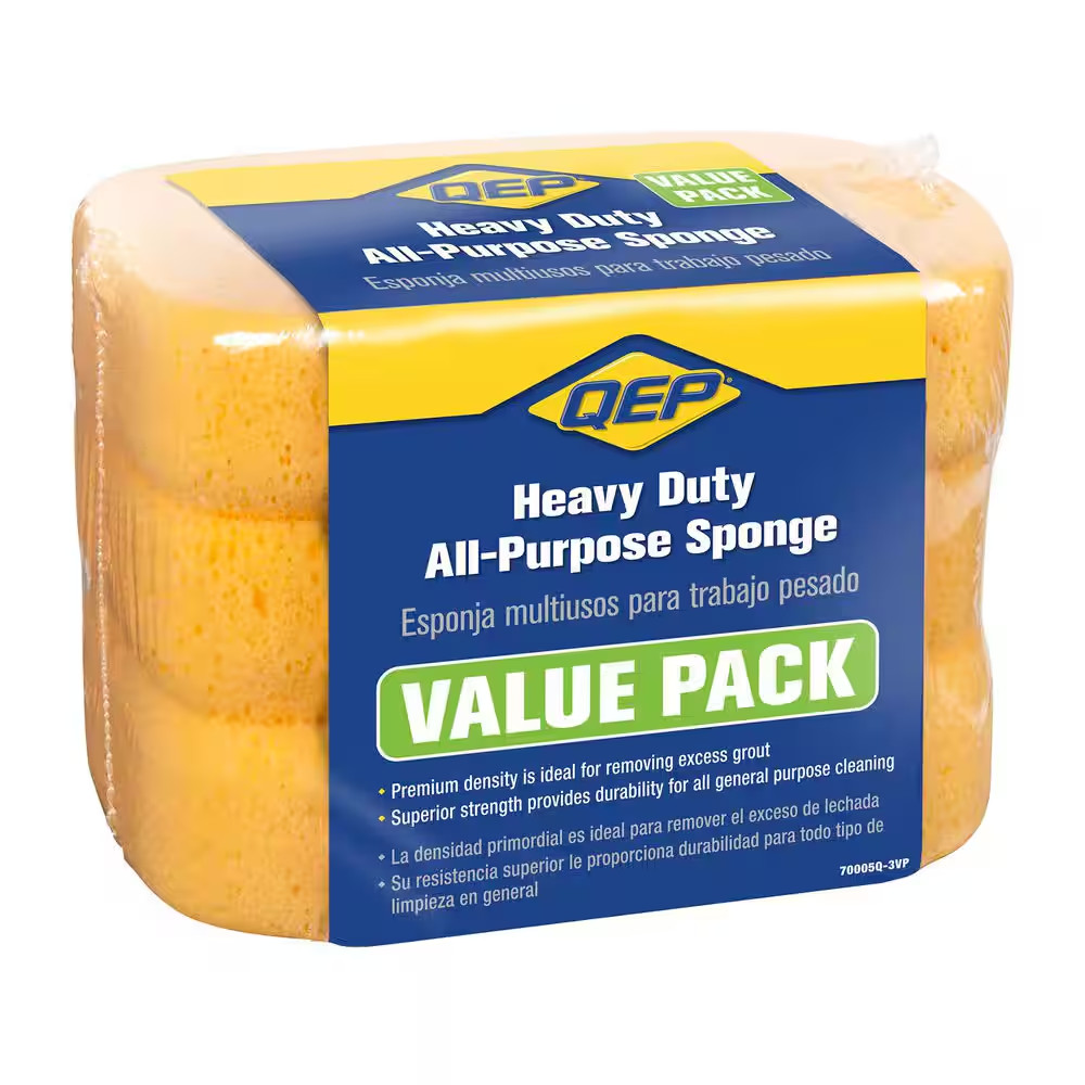 7-1/2 In. X 5-1/2 In. Extra Large Grouting, Cleaning and Washing Sponge (3-Pack)