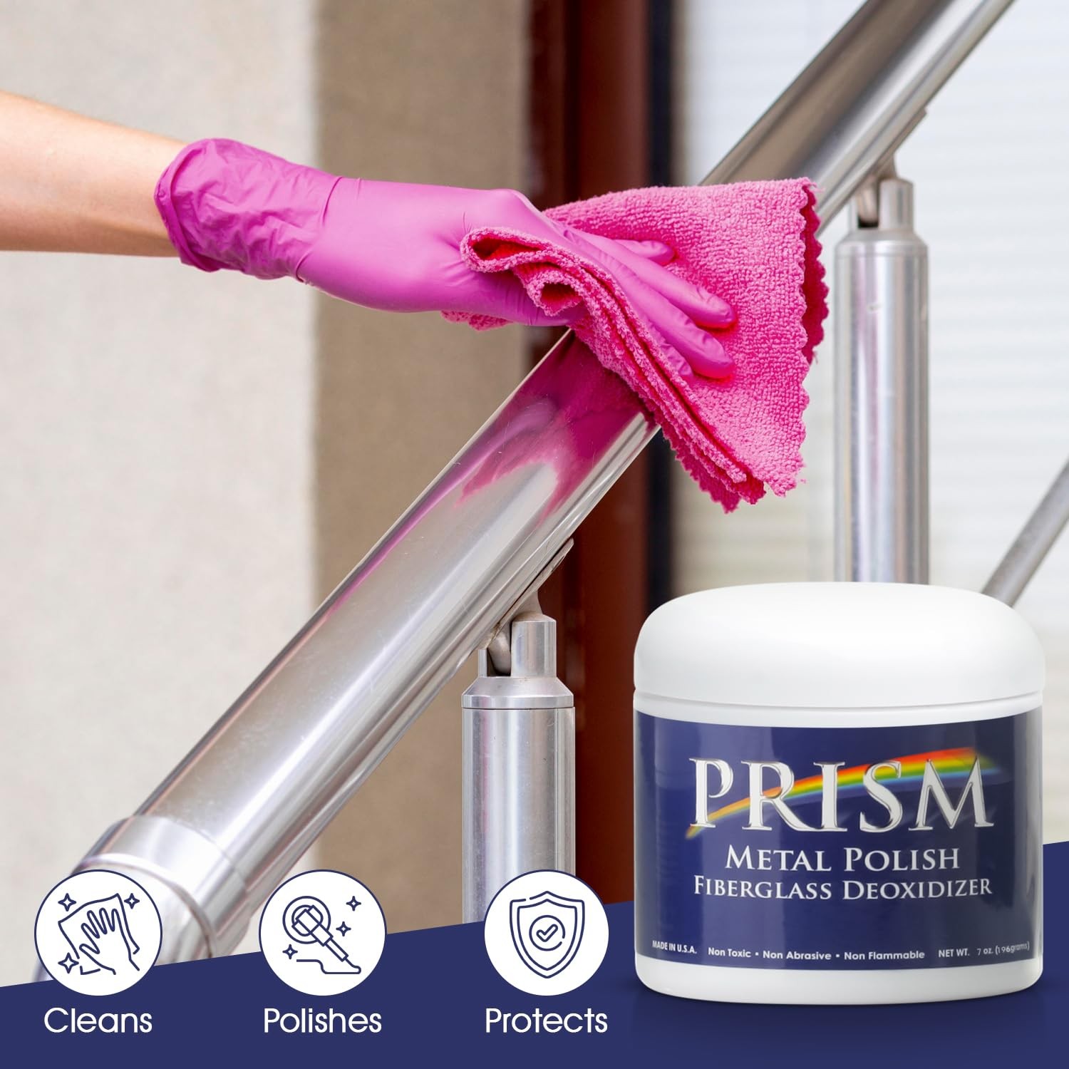 Metal Polish – 7 Ounce: Achieve a Brilliant Shine on Aluminum, Chrome, Stainl…