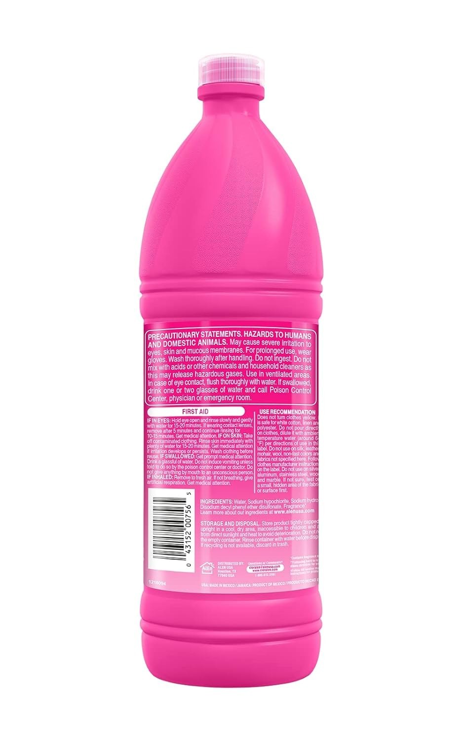 CLORALEN® Household Cleaning Liquid Scented Bleach – Floral Fantasy (32.12 fl oz