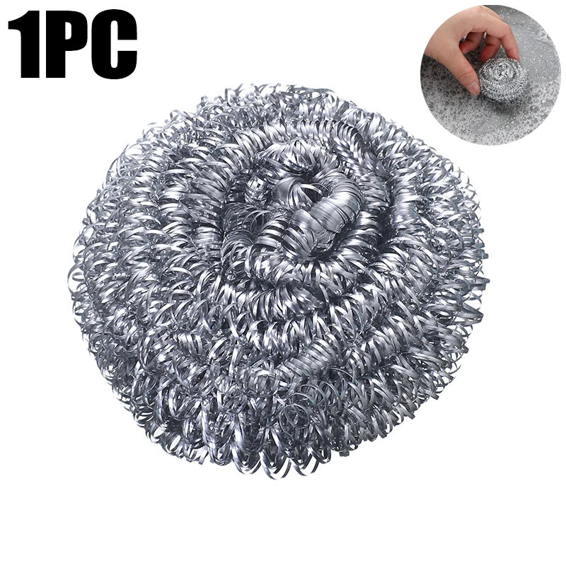 Steel Wire Cleaning Ball Brushes Household Cleaning Products Dishwashing Sponges