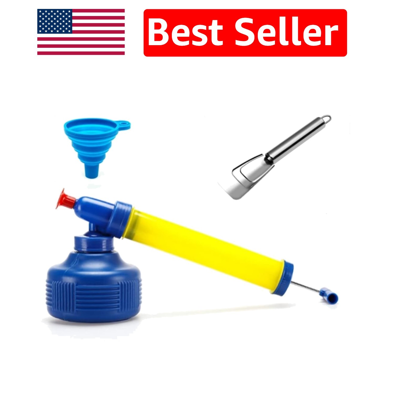 Hand-Powered Garden Duster – Compact Diatomaceous Earth Applicator 350ml