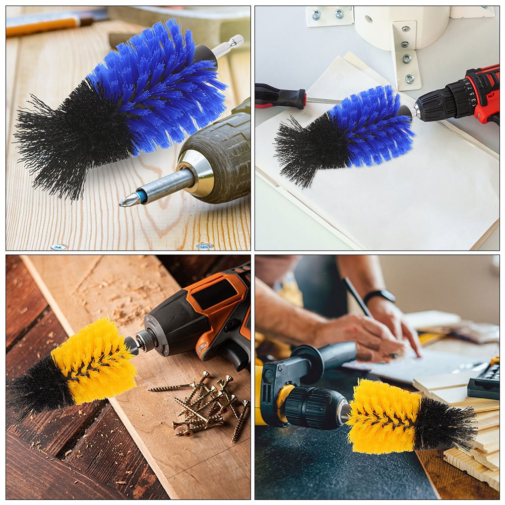 Drill Brush Heads for Electric Cleaning Tasks 2PCS Set