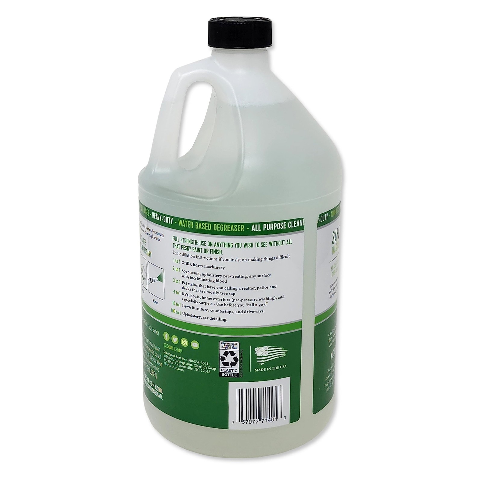 Heavy Duty Biodegradable All-Purpose Degreaser – 1 Gallon Concentrate
