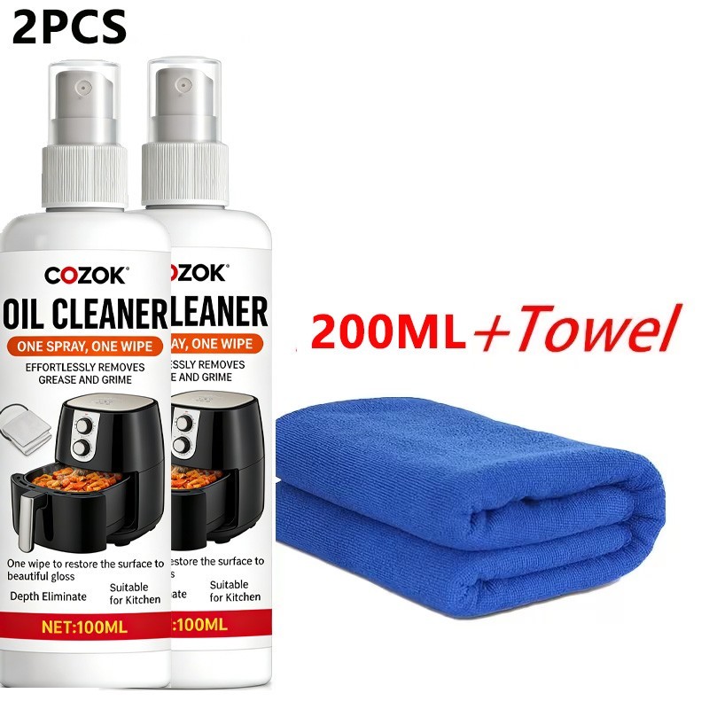 Kitchen All-Purpose Degreaser – One Spray One Wipe for Stove, Oven, Hood, Air Fr