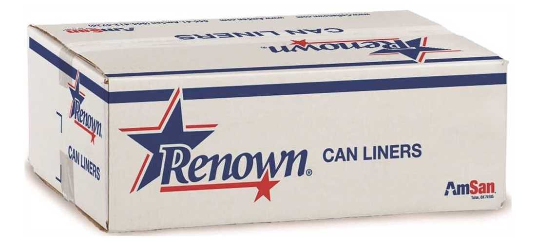 15 Gal. 0.70 mil 24 in. x 32 in. Black Can Liner BLK – pack of 500