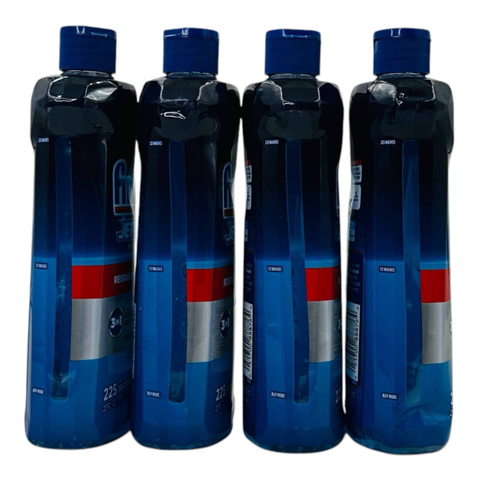 4 Count Finish Jet-Dry Rinse Aid 3 in 1 Prevents Spots, Sines & Protects, Dries