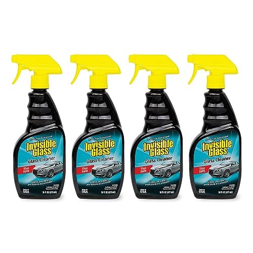 92163-4PK Premium Glass Cleaner Spray for Car Windshields 16 Fl Oz (Pack of 4)